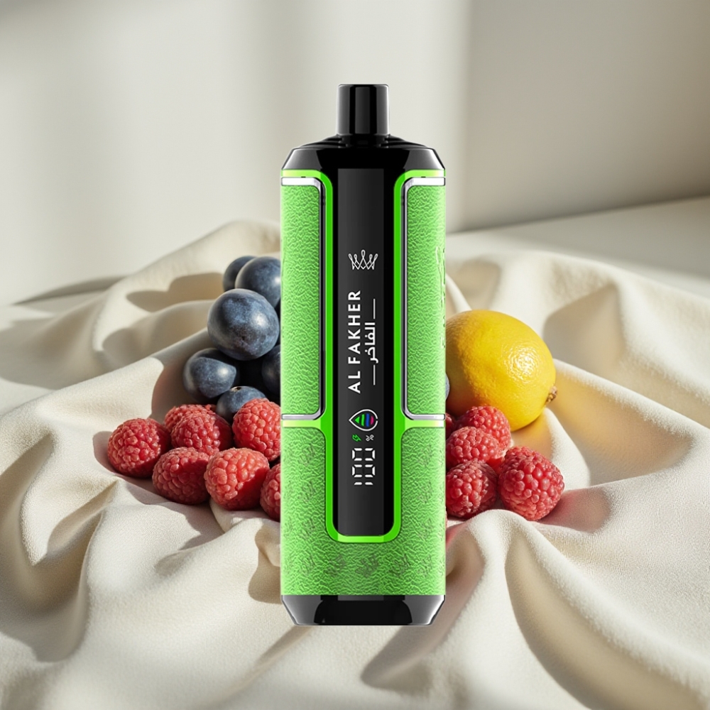 Al Fakher Crown Bar 15K Hypermax Disposable - 22ml, 600mAh, Port USB-C, Țigarete Electronice - Zmeură Albastră cu Limonadă