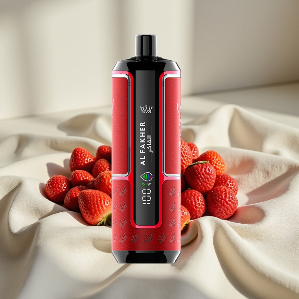 Al Fakher Crown Bar 15K Hypermax Disposable Vape Kit Capsuni Punch, 22ml, 600mAh, USB-C