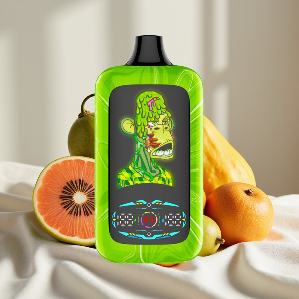 Fumot Digital Monkey 40000 Pufuri Dual Mesh Tropical Rainbow Blast