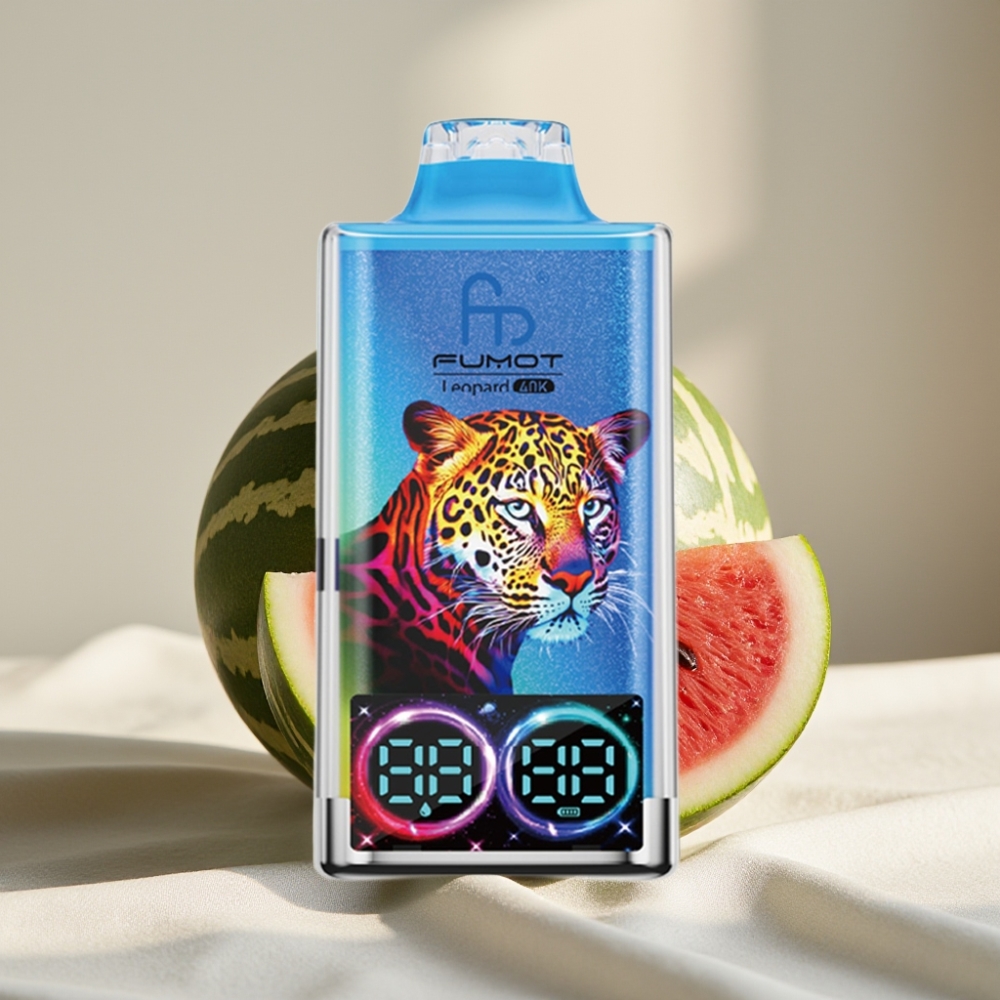 Fumot Leopard 40K Puffs 5% Nic Dual Mesh Watermelon Bubblegum
