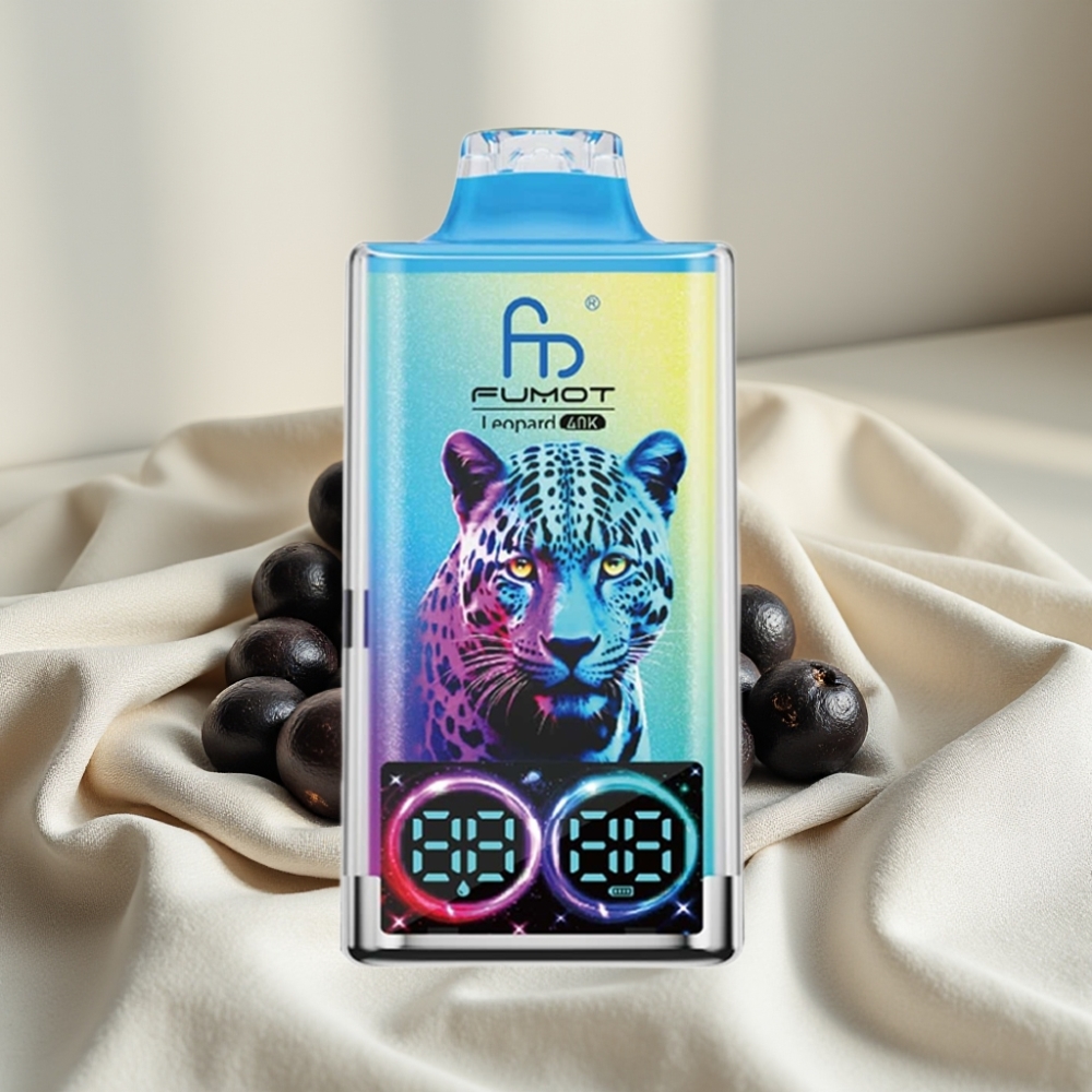 Fumot Leopard 40K Puffs 700mAh Dual Mesh Balaur Negru Gheață