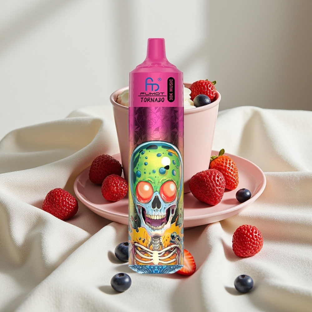 Fumot RandM Tornado 30000 Puffs 30mL 5% Afine Zmeură Coacăz Înghețată