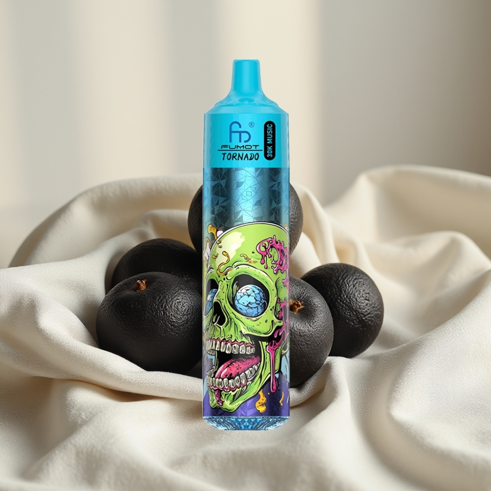 Fumot RandM Tornado 30000 Puffs 30mL Gheață Neagră distributor Romania