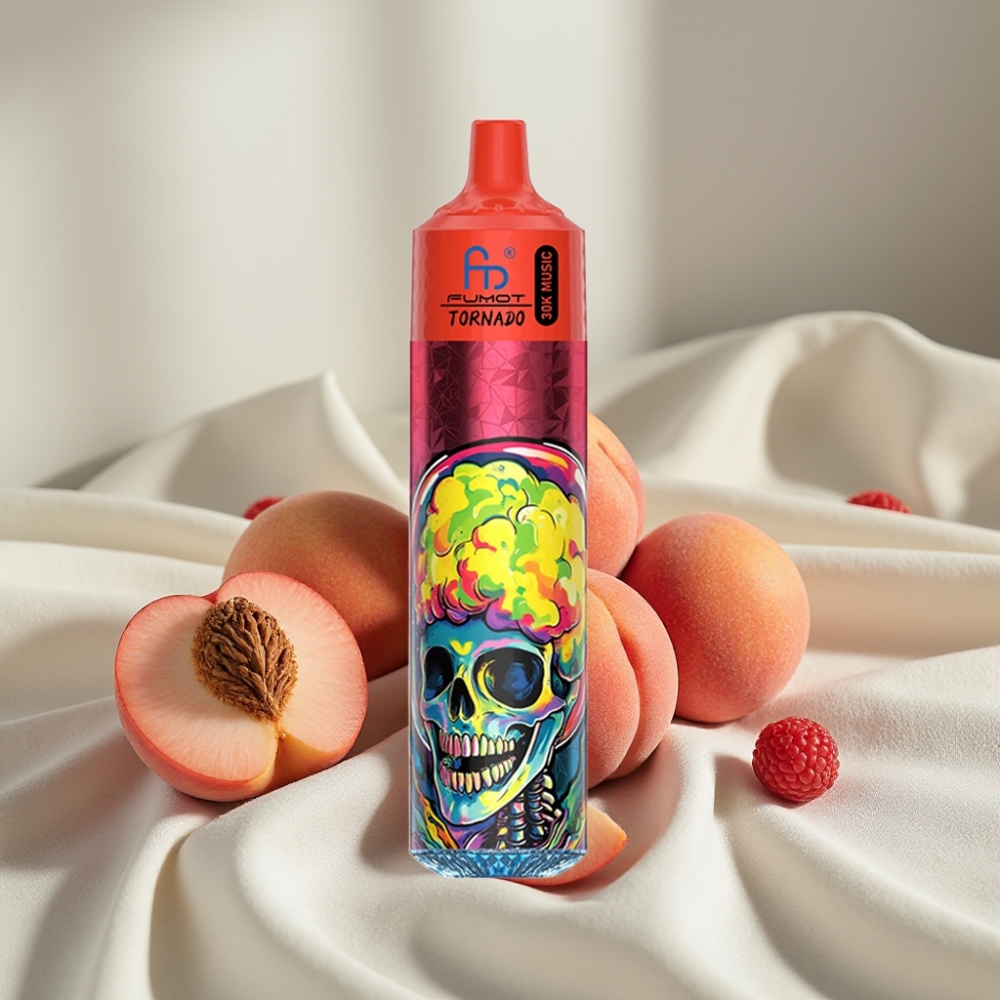 Fumot RandM Tornado 30000 Pufuri 30mL 5% Piersică și Fructe de Pădure
