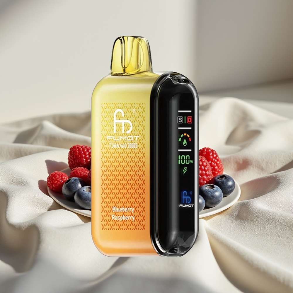 Fumot Tornado 20000 Pufuri Afine Zmeură 20ml 850mAh