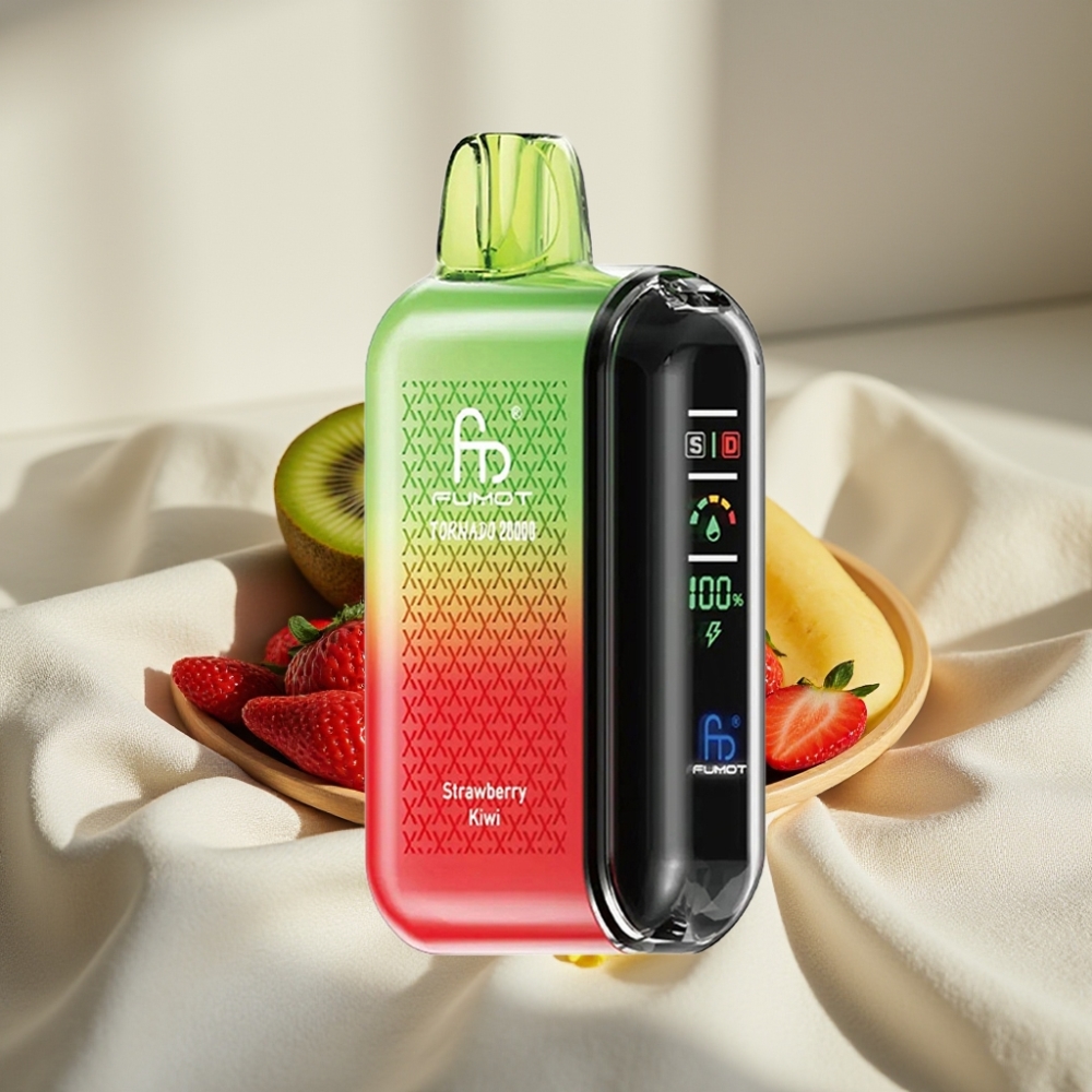 Fumot Tornado 20000 Pufuri Cuptor Dual Mesh 20ml Capsor Afisez Curent Capsuni Kiwi