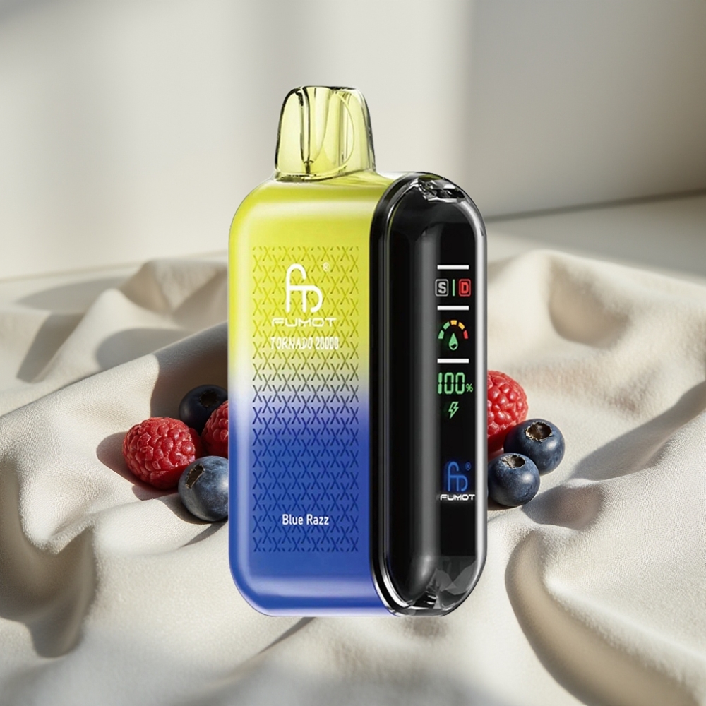 Fumot Tornado 20000 Pufuri Dual Mesh 20ml Afine Albastre