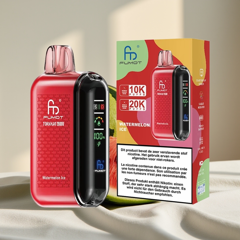 Fumot Tornado 20000 Pufuri Dual Mesh Coil 20ml Pepene Gheata