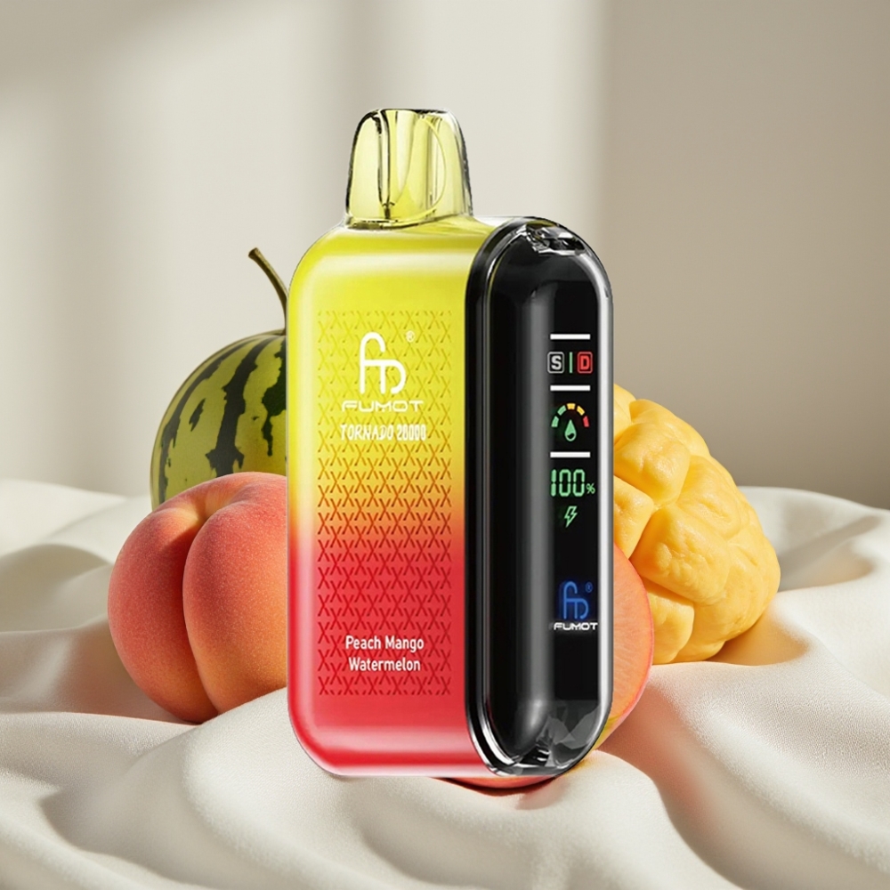 Fumot Tornado 20000 Pufuri Dual Mesh Coil 20ml Pesică Mango Pepene