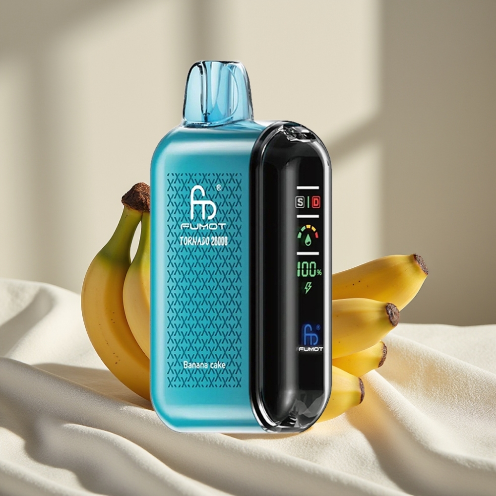 Fumot Tornado 20000 Pufuri Dual Mesh Coil Banana Cake 20ml 850mAh