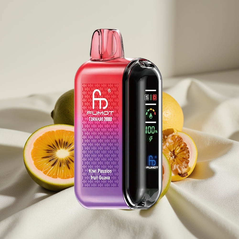 Fumot Tornado 20000 Pufuri Kiwi Fructul Pasării Guava Baterie 850mAh