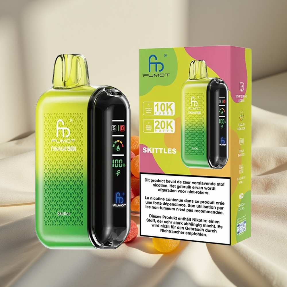 Fumot Tornado 20000 Pufuri Skittles Dual Mesh 20ml 850mAh