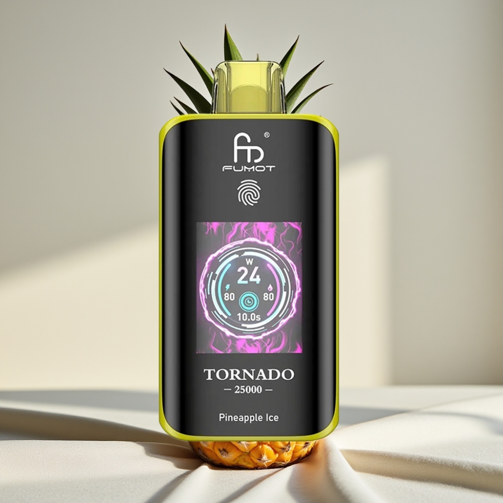Fumot Tornado 25000 Pufuri Ananas Gheață HD Screen 20ml Type-C