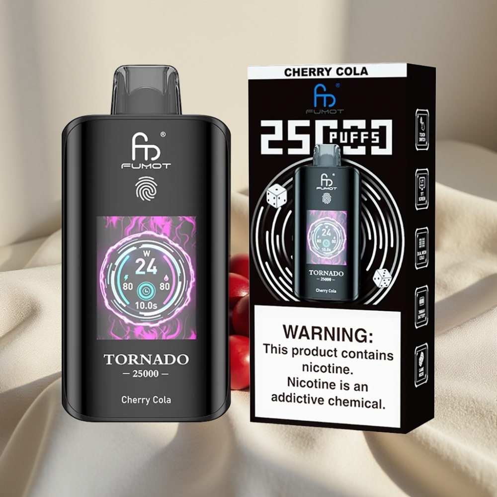 Fumot Tornado 25000 Pufuri Cireșă Cola 20ml 700mAh distributor Romania