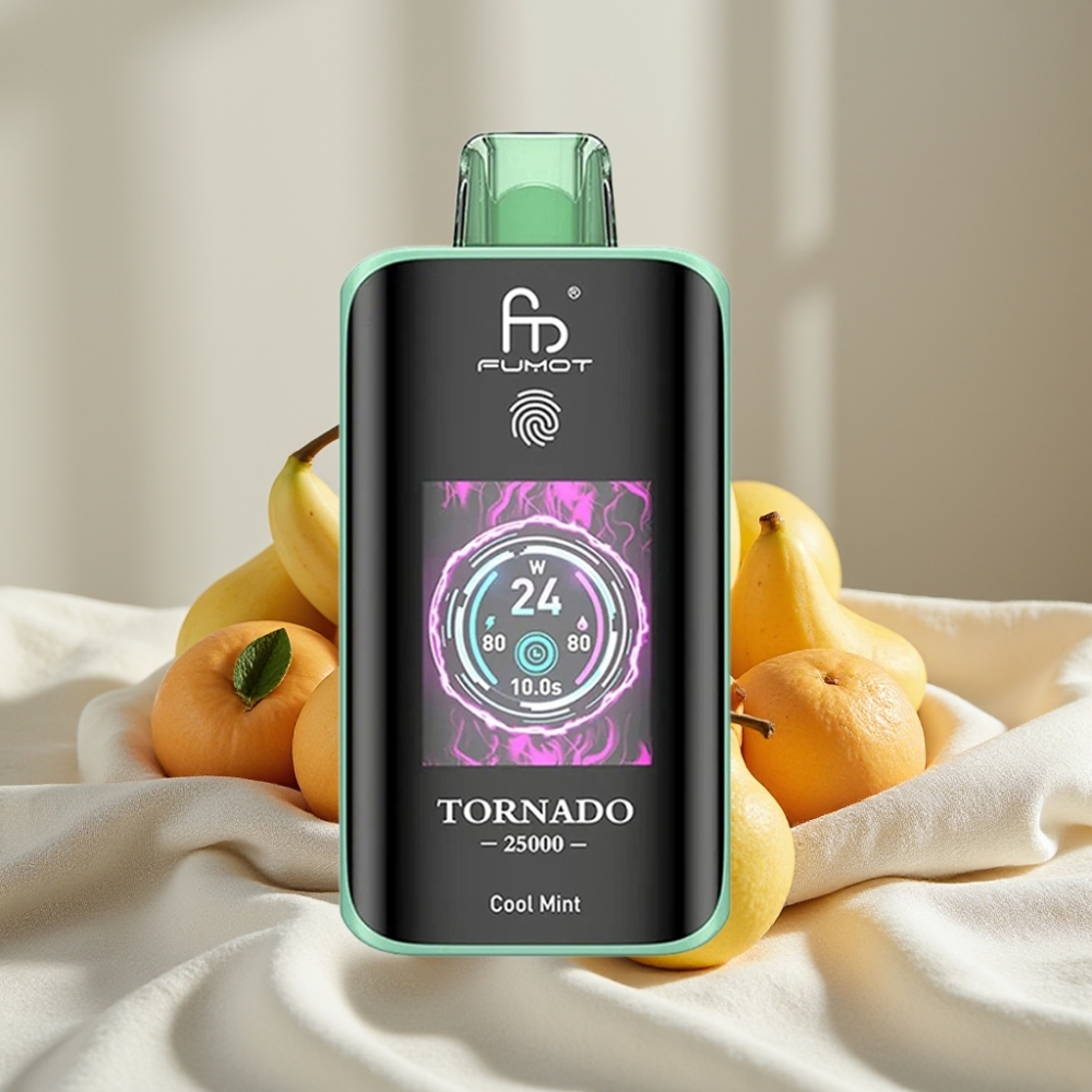 Fumot Tornado 25000 Pufuri Ecran HD 20ml Mentă Răcoroasă