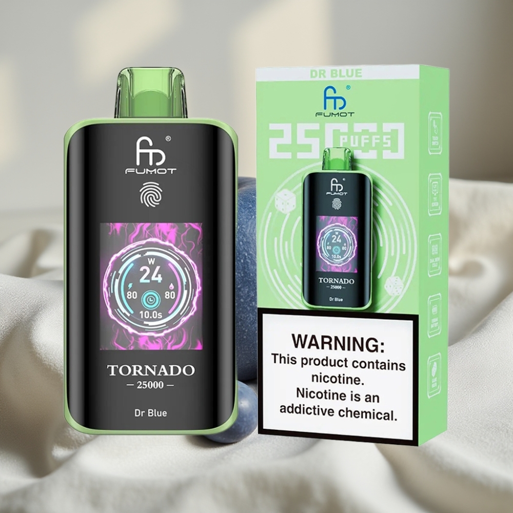 Fumot Tornado 25000 Pufuri Ecran HD Dr Albastru distributor Romania