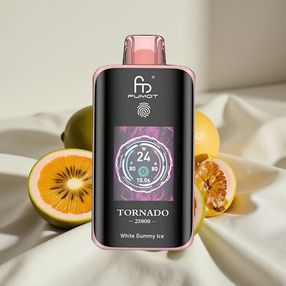 Fumot Tornado 25000 Pufuri Ecran HD Kiwi Fructul Pasiei Guava