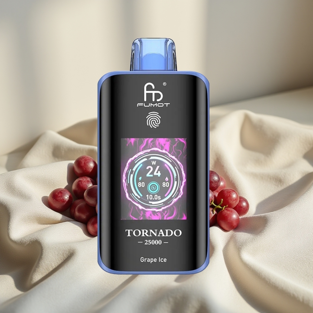 Fumot Tornado 25000 Pufuri Ecran HD Strugure Înghețat 20ml