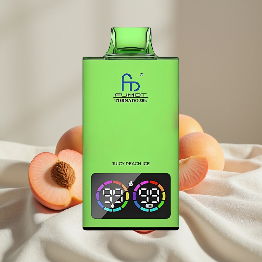 Fumot Tornado 35K Dual Mesh Peach Ice USB-C distributor Romania