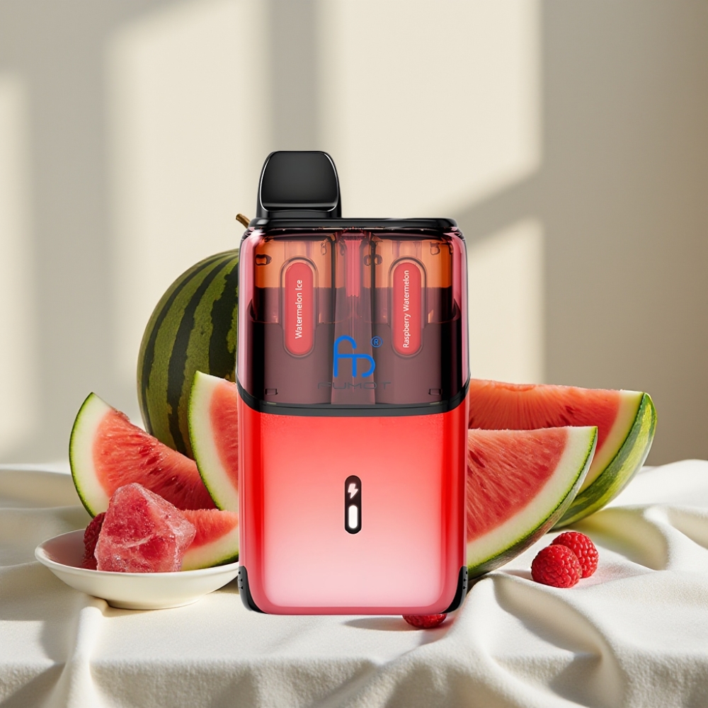 Fumot Ultra T32000 32000 Pufări 24ml Coil Mesh Aroma Pepene Gheață-Zmeură
