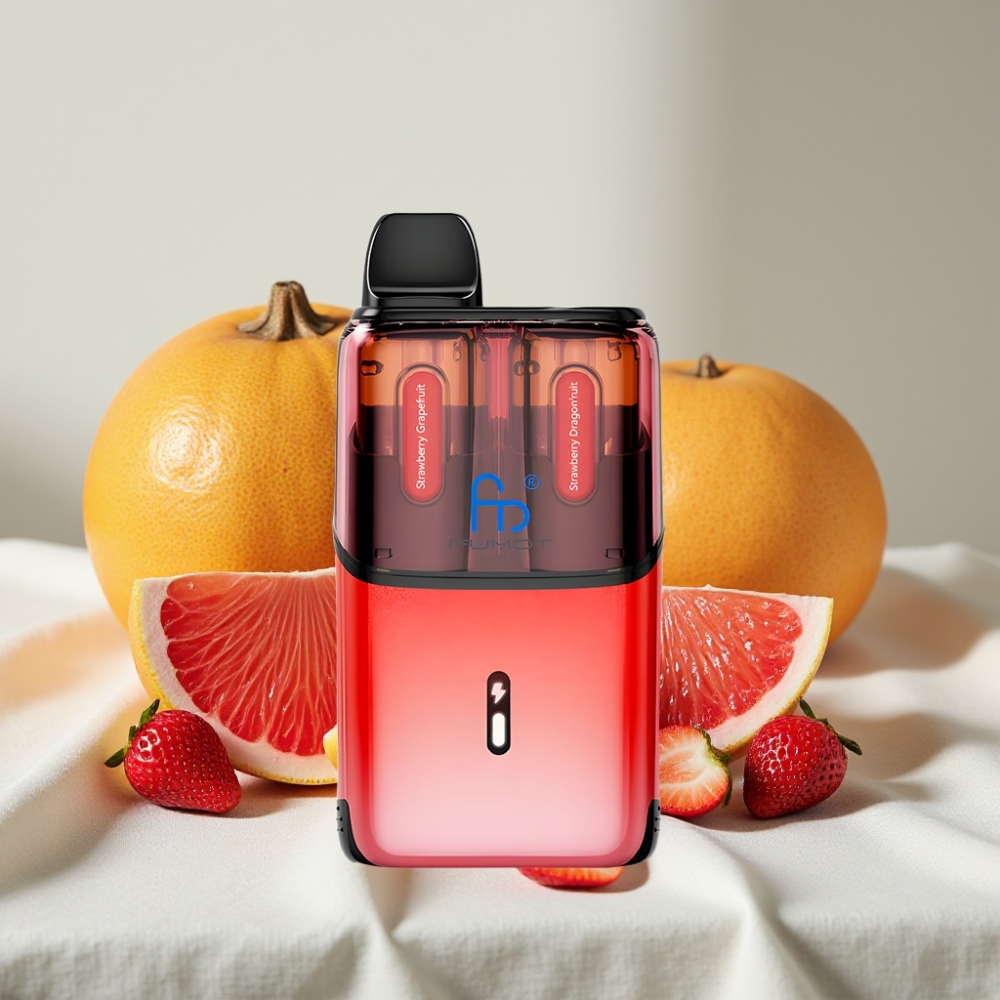 Fumot Ultra T32000 32000 Pufări 800mAh Capsă Avansată Căpșuni Grapefruit - Dragonfruit