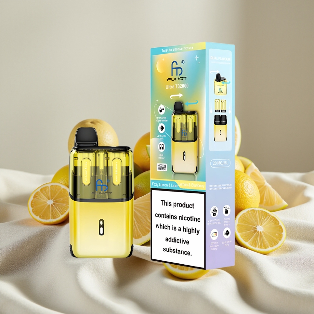 Fumot Ultra T32000 32000 Pufări 800mAh Lamaie & Lime Fizzy & Afine