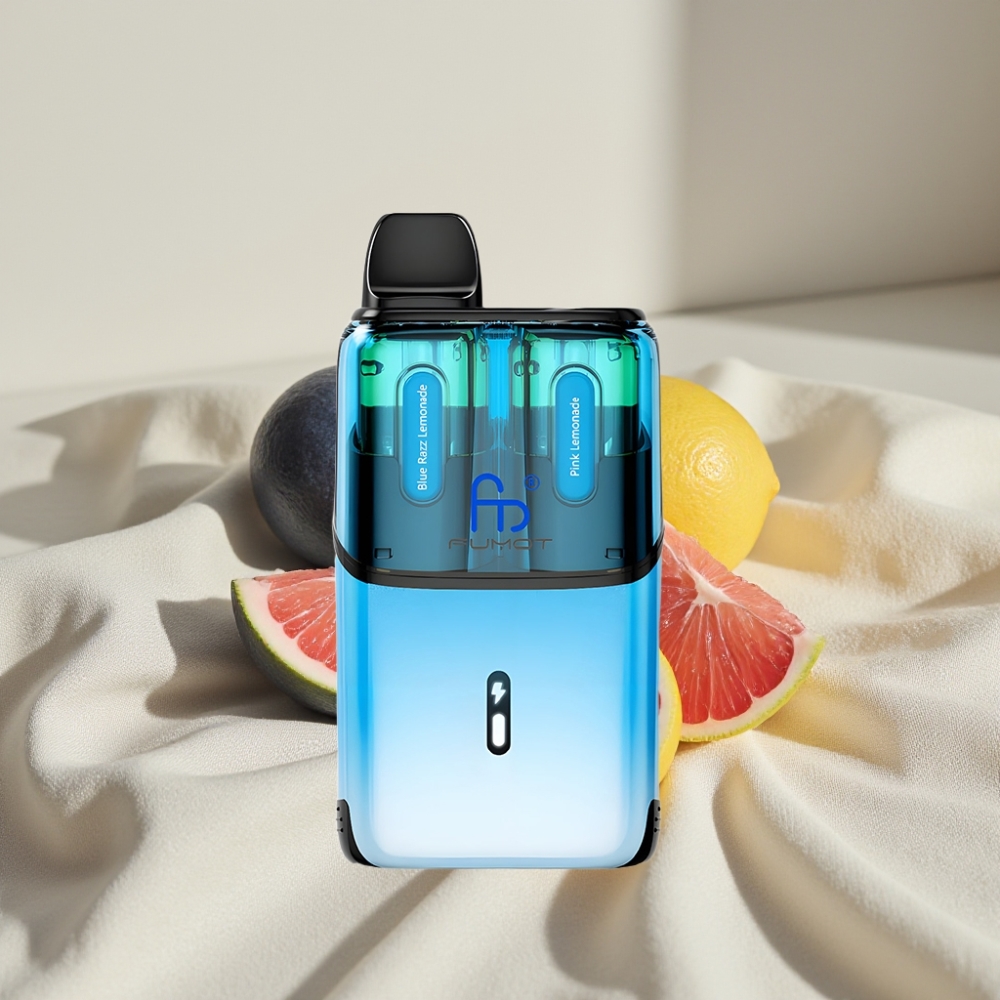Fumot Ultra T32000 32000 Pufuri 24ml Blue Razz Lemonade - Limonadă Roz