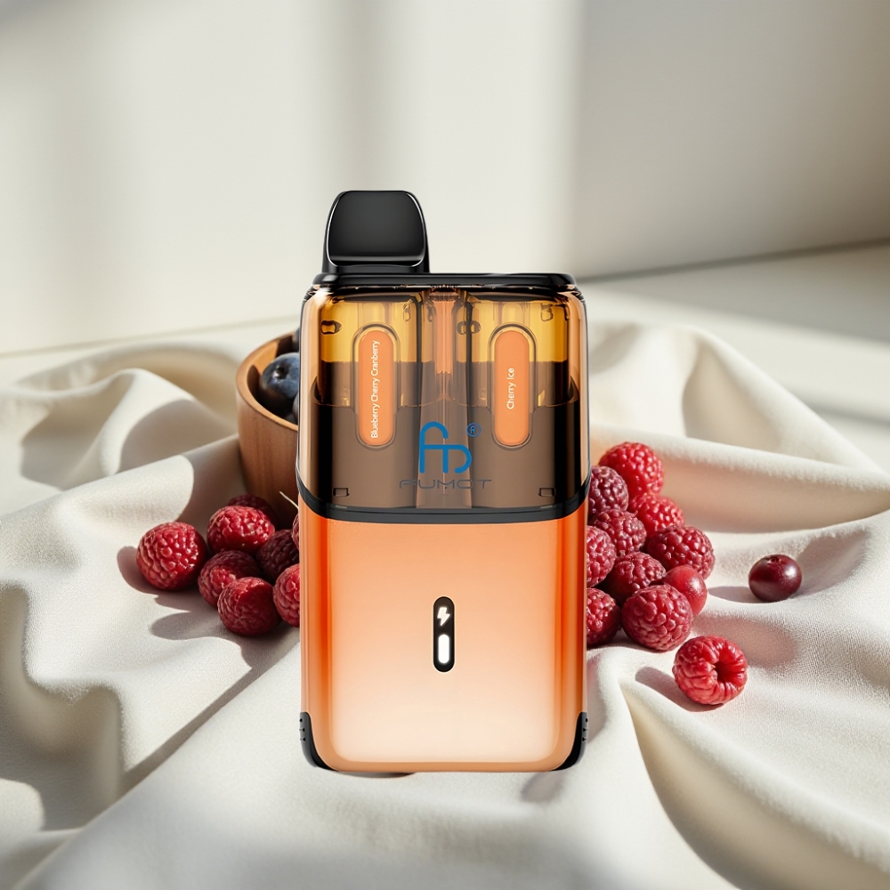 Fumot Ultra T32000 Disposable Vape 32000 Pufuri 24ml Afine Cireșe Coacăze - Cireșă Gheață