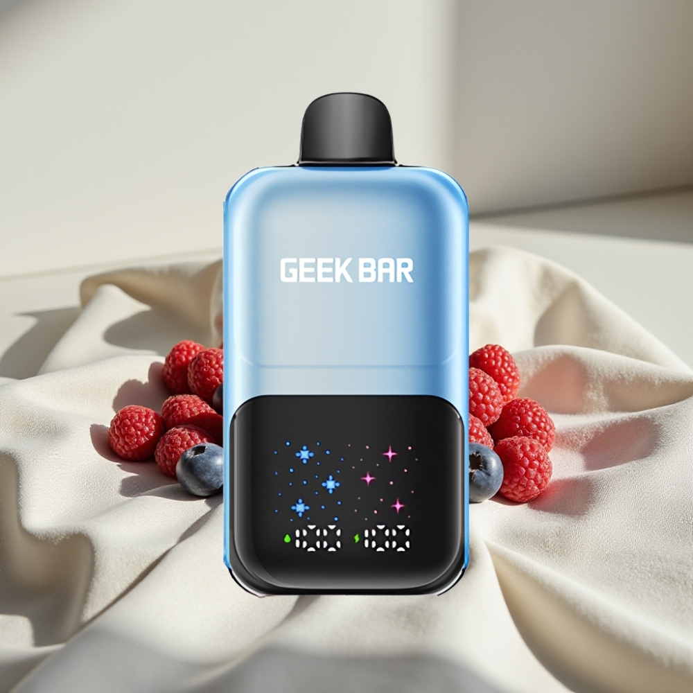 GEEK BAR 2GO 50000 Pufuri Ecran Mare Afine-Zmeură Gheață 20ml