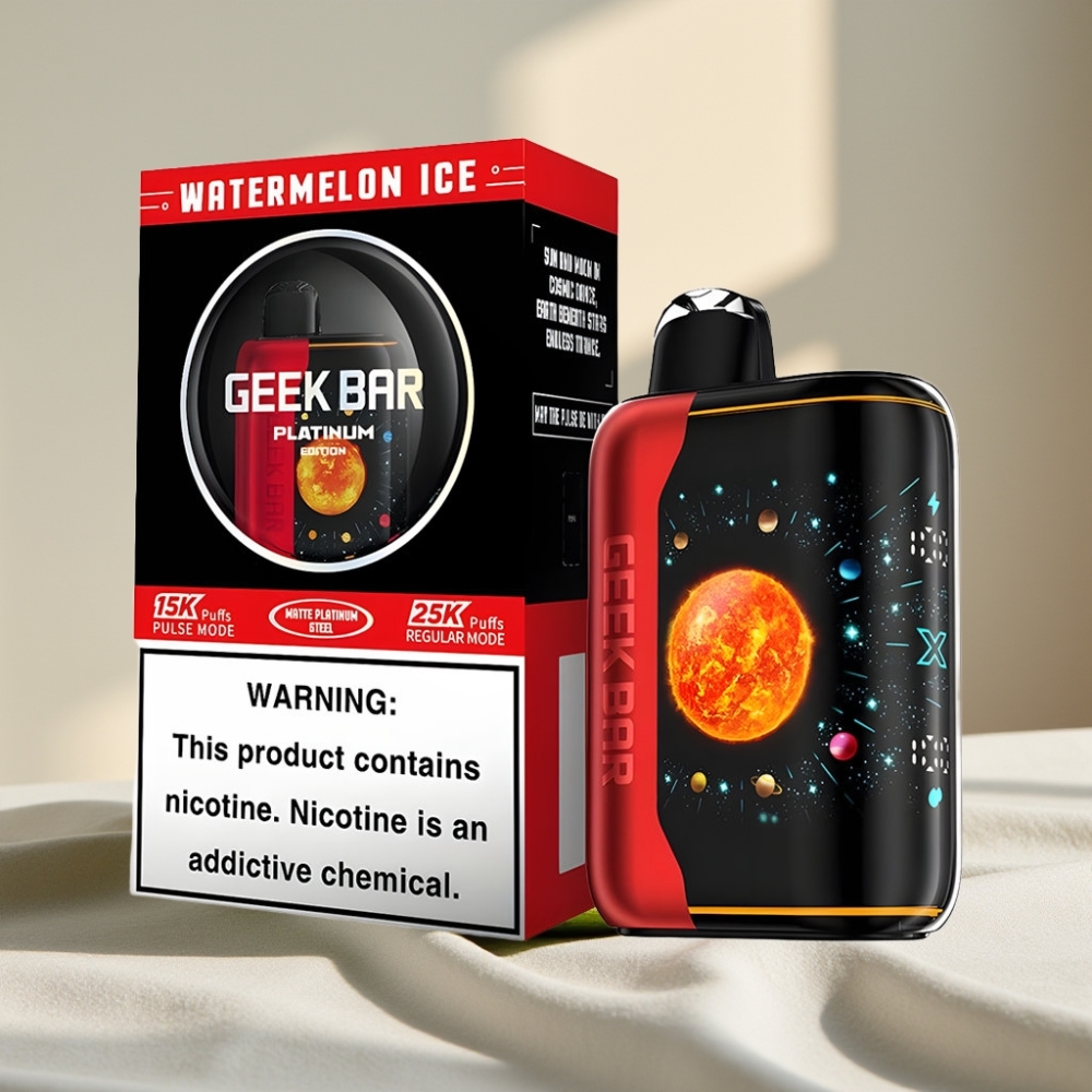 GEEK BAR Platinum 25000 Pufuri USB-C Pepene Gheață distributor Romania