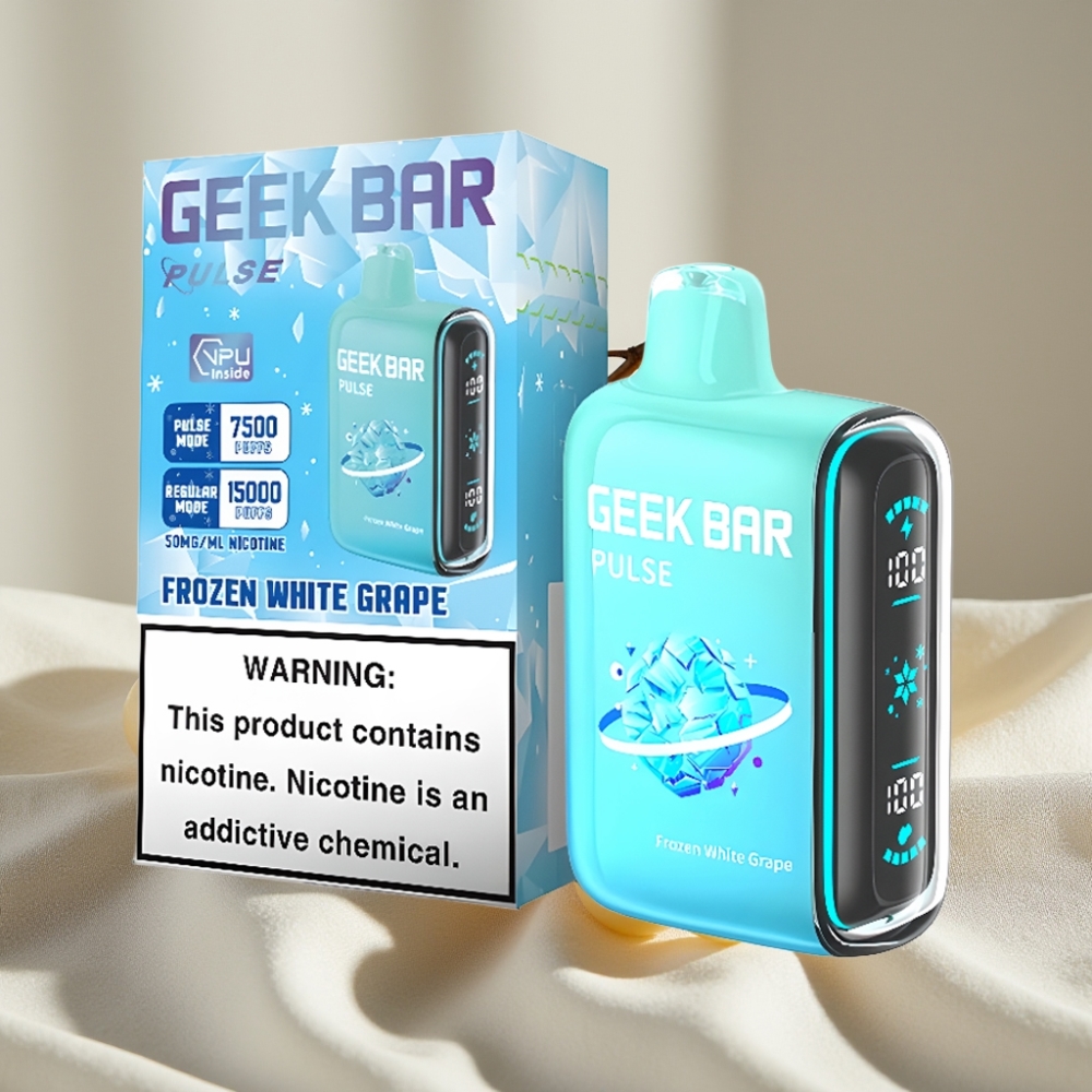 Geek Bar Pulse 15000 Pufuri 16ML 5% Ajustabil USB-C Ediția Înghețată