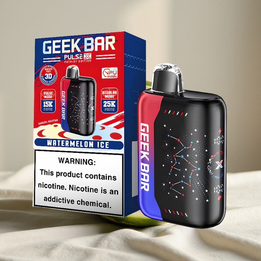 Geek Bar Pulse X 25000 Pufuri 18mL 5% Nicotina Ediția Patriot