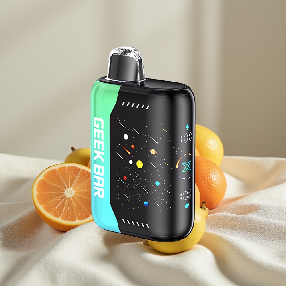 GEEK BAR Pulse X 42K Puffs Meteor Edition ATL Mentă Ecran Curbat 3D Baterie 820mAh Dual Mesh Coil
