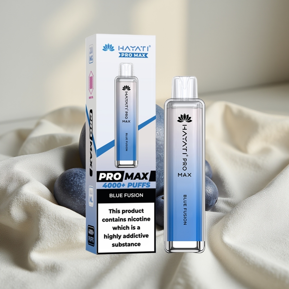 Hayati Pro Max 4000 Puffs Vape Disposable Reîncărcabil Fuziunea Albastră