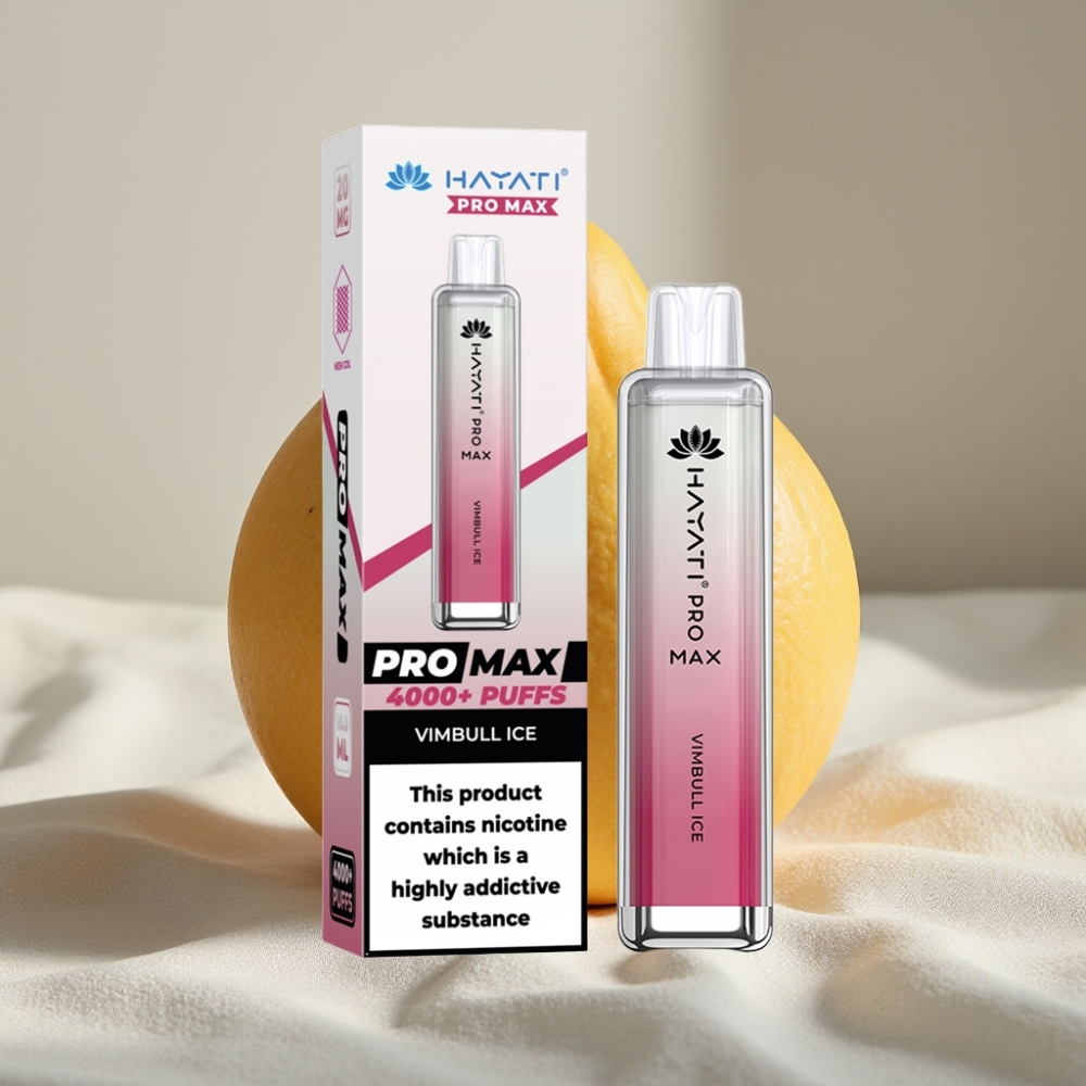 Hayati Pro Max 4000 Pufuri Vimbull Gheață Recargabil TPD