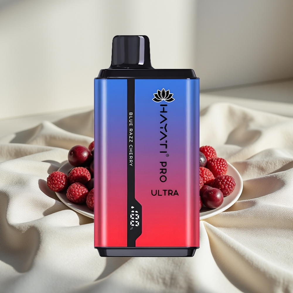 Hayati Pro Ultra 15000 Pufuri 2×12ml 2% Afină Cireșă Albastră