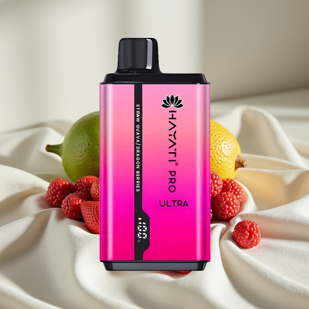 Hayati Pro Ultra 15000 Pufuri Capsă Dispozabilă Căpșuni Guava Dragon Berries 2×12ml 2%