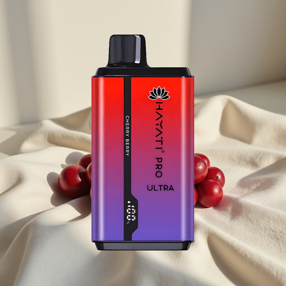 Hayati Pro Ultra 15000 Pufuri Ciresă-Zmeură 2×12ml 2%