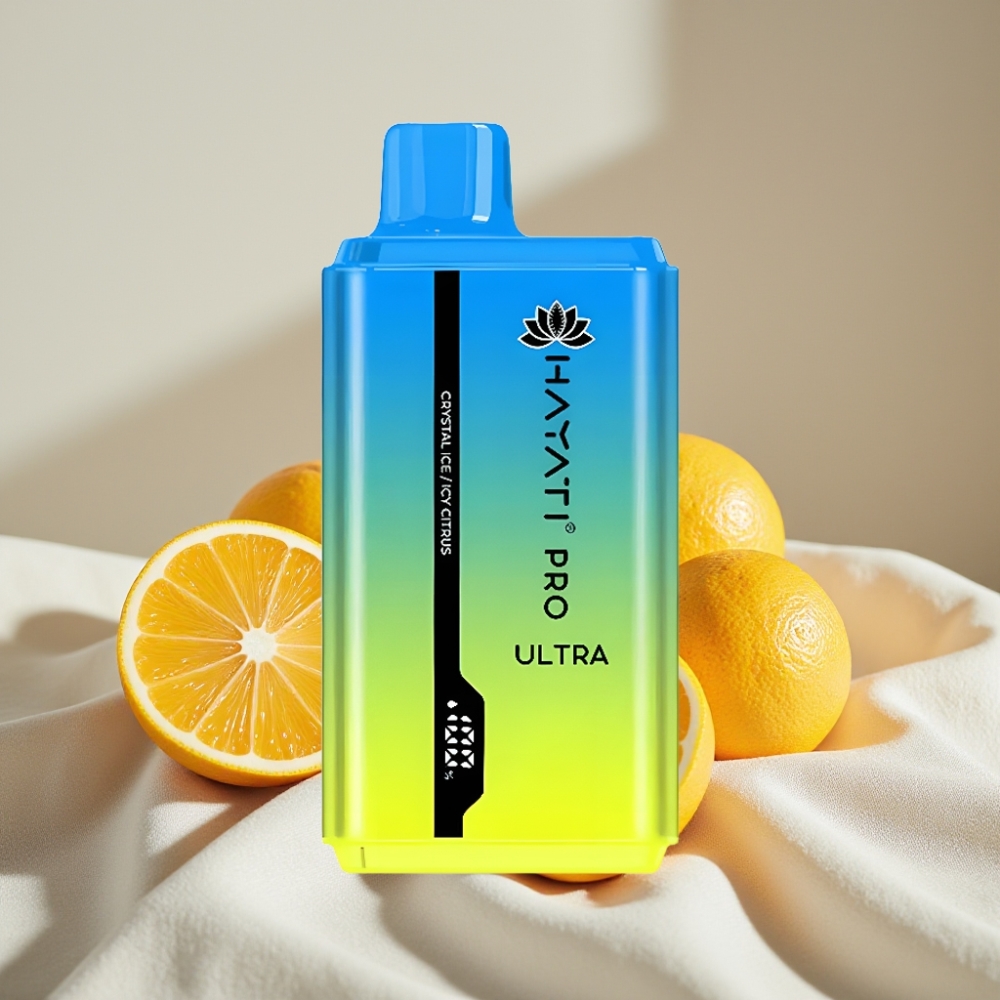 Hayati Pro Ultra 15000 Pufuri Gheață Crystalină Citrice Reci 850mAh 24ml 2%