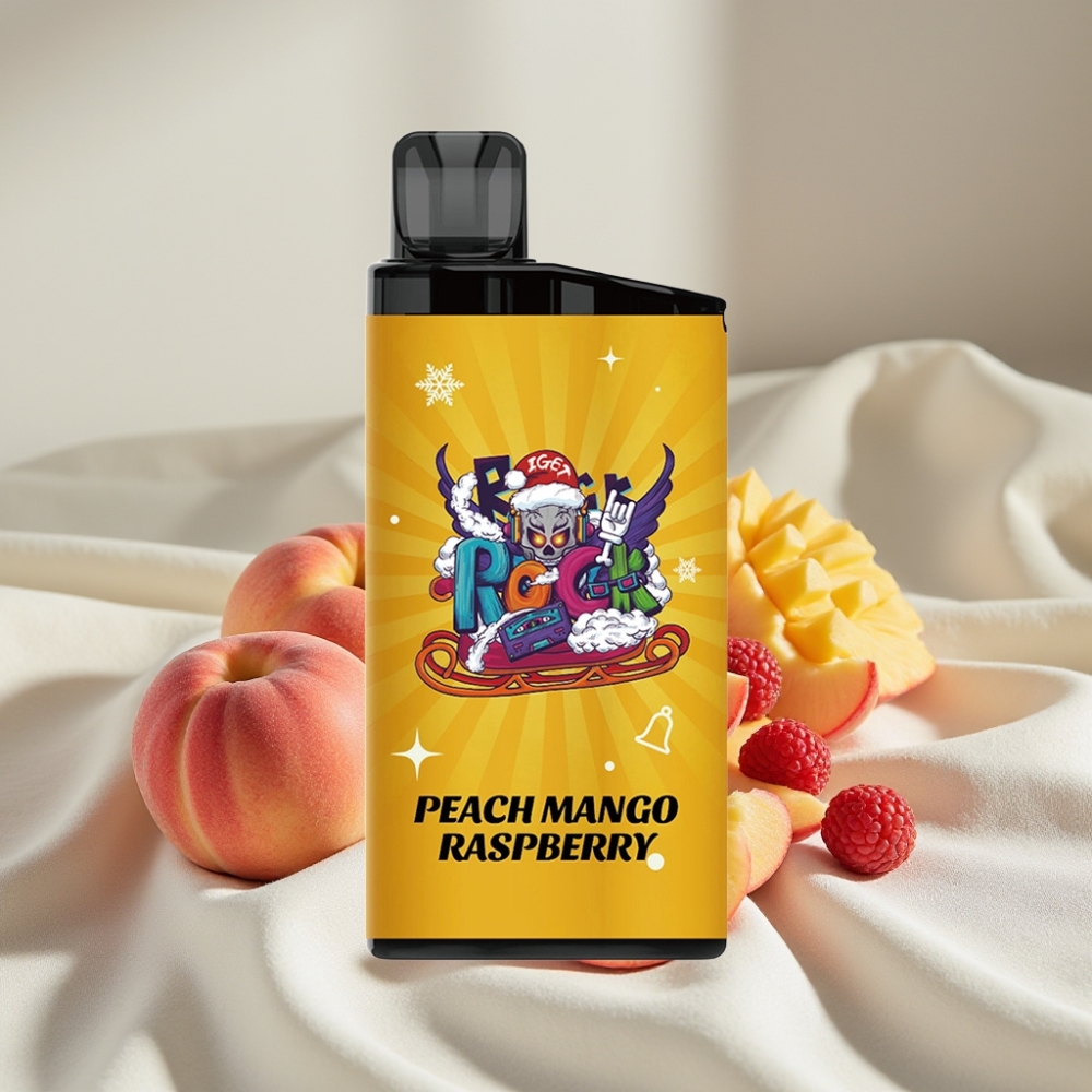 IGET Bar 3500 Pufuri Piersică Mango Zmeură Mesh 1.2 Ohm 1400mAh