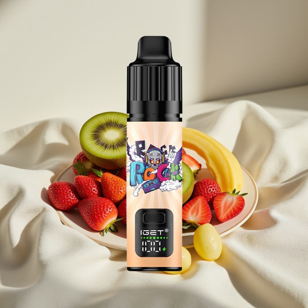 IGET BAR PLUS S3 POD 10000 Pufuri 18ml Capsa Reîncărcabil Capsuni Kiwi Gheață