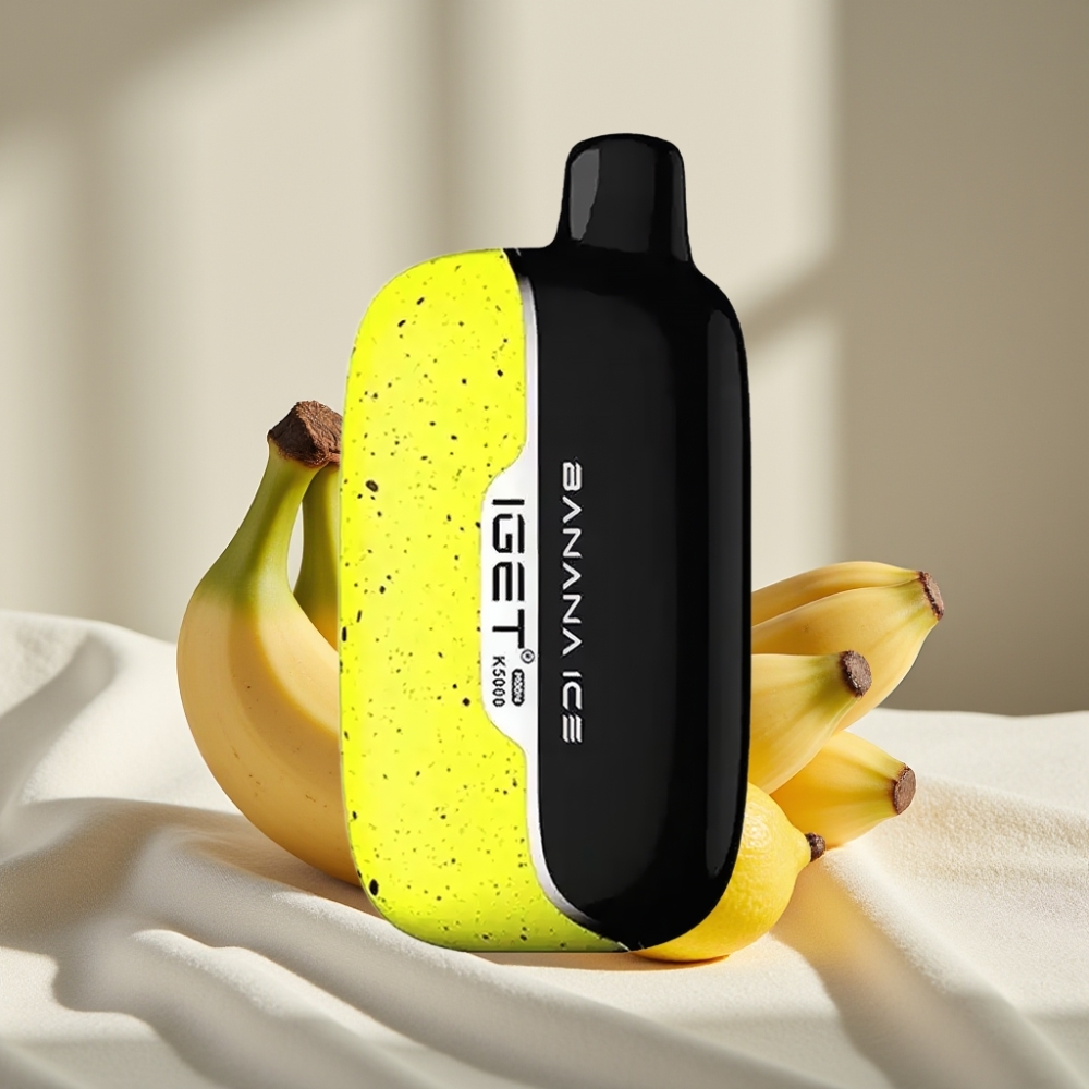 IGET Moon K5000 Pufuri Banana Gheață 5000 Pufuri 1.35 Ohm Mesh