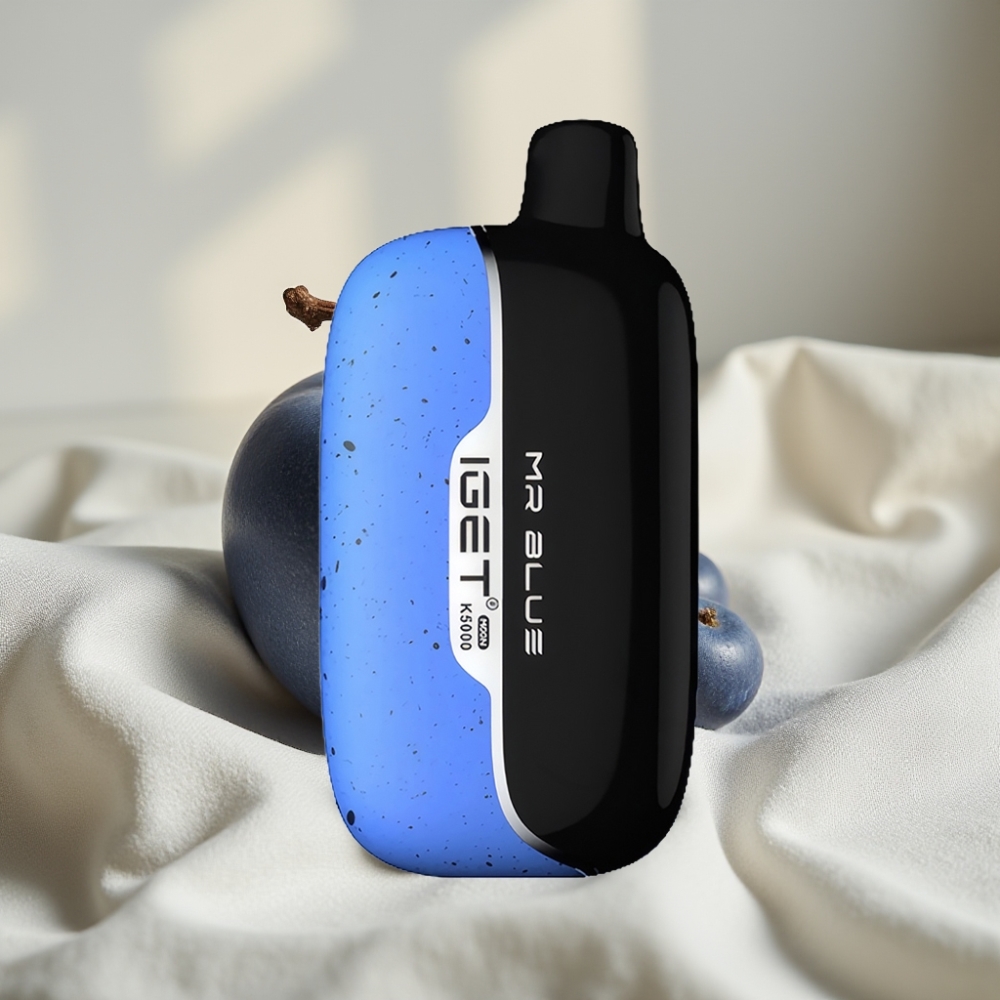 IGET Moon K5000 Pufuri Disposable Vape Domnul Albastru, 5000 Pufuri, 81.5 g