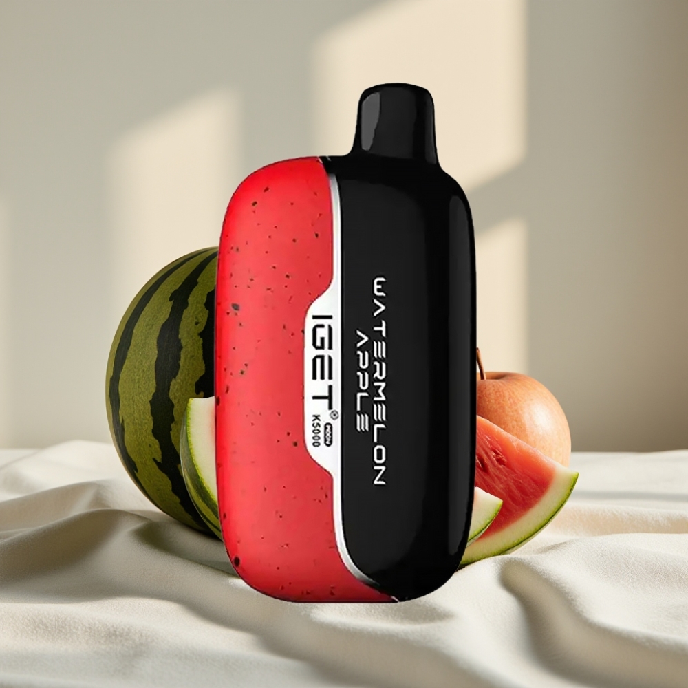IGET Moon K5000 Pufuri – Pepene Măr – 5000 Pufuri, 1.35 Ohm, PC