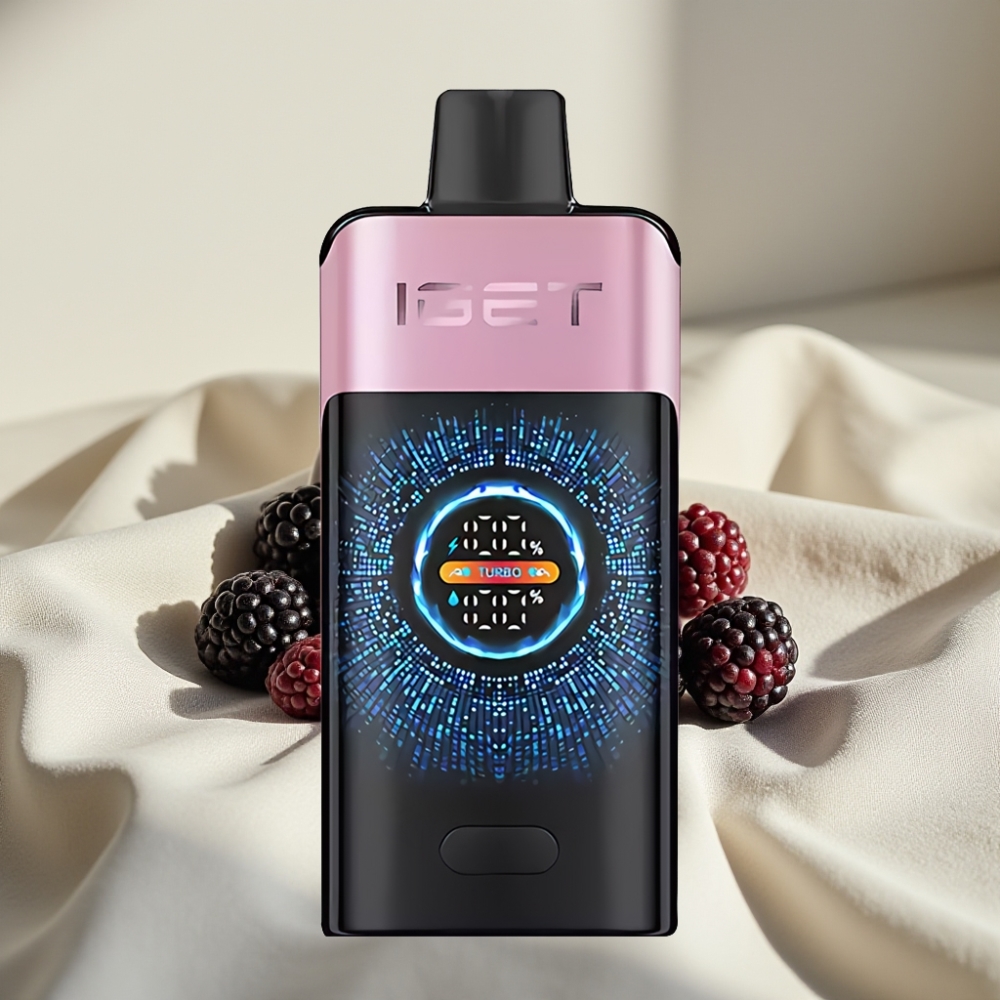 IGET ONE 12000 Puffs Turbo Mode 9000 Puffs Blackberry Gheață Disposable Vape