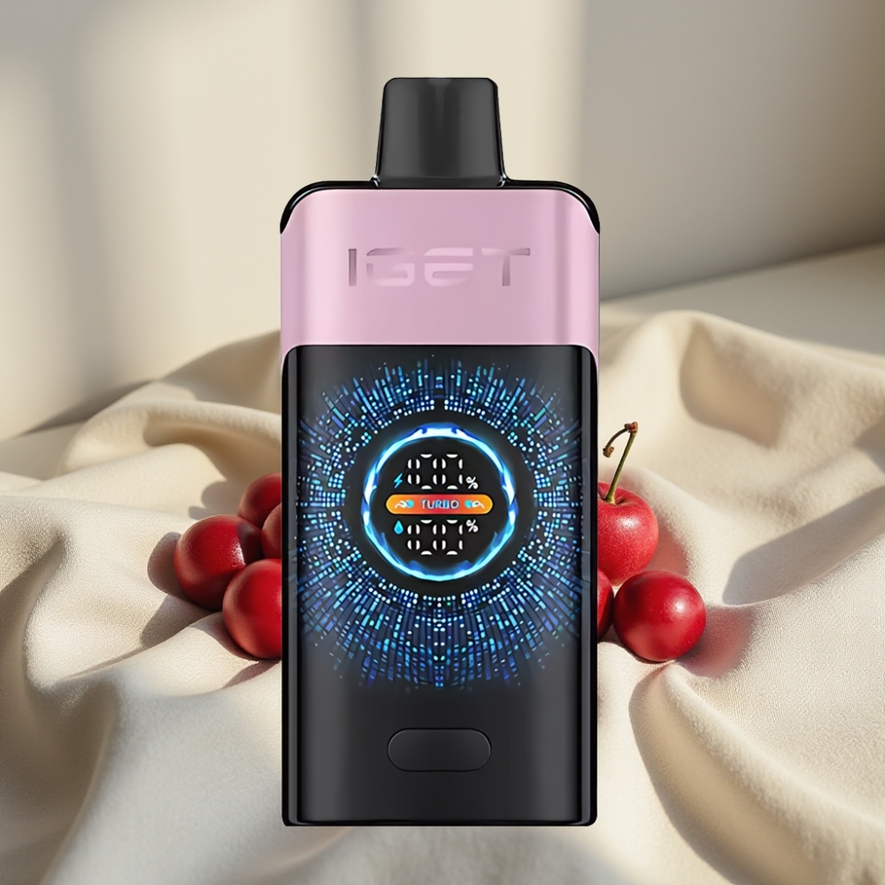 IGET ONE 12000 Pufuri Vape Descărcabil Cireșă Rodie, 2700mAh, 0.6ohm