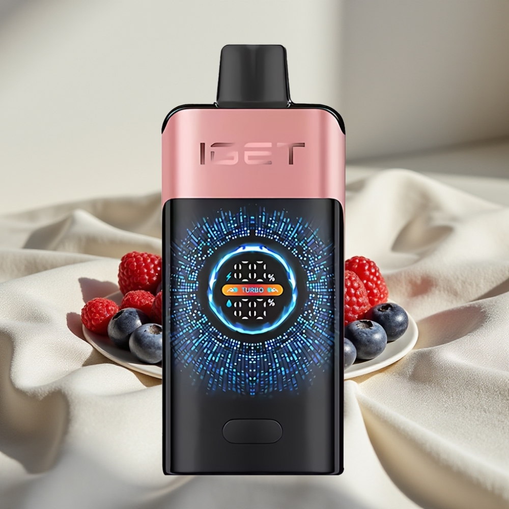 IGET ONE 12000 Pufuri Vape Disposable Afine-Zmeură Material PCTG+ALU+PC