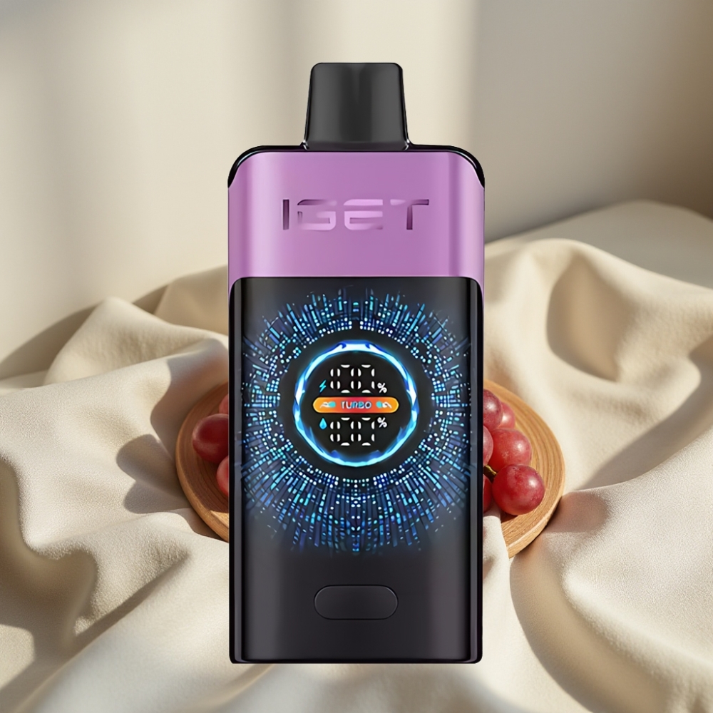 IGET ONE 12000 Pufuri Vape Disposable Chupa Chups Strugure cu Ecran Curbat și Baterie 2700 mAh
