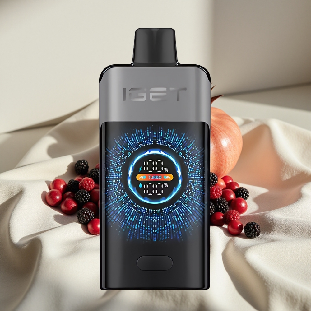 IGET ONE 12000 Pufuri Vape Dispozabil Afine Cireșe Rodie 2700mAh Dual Mesh