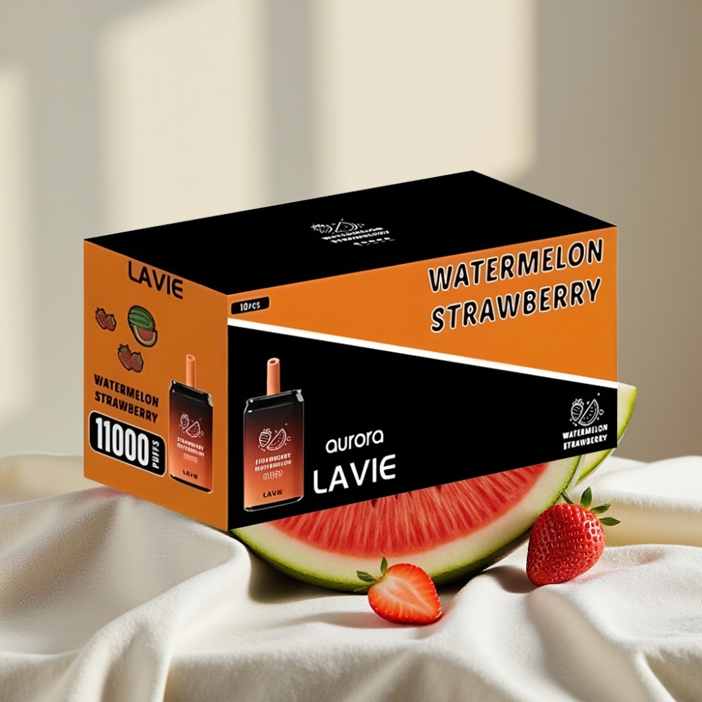 LAVIE Aurora 11000 Pufări Capsă Dispozabilă Căpșuni Pepene Verde 22ML 5%